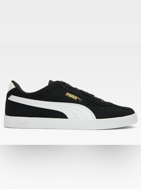 Puma Shoes - PUMA club Black Suede Classic Sneakers with White Sole Sz 9 women Sz 7.5 men